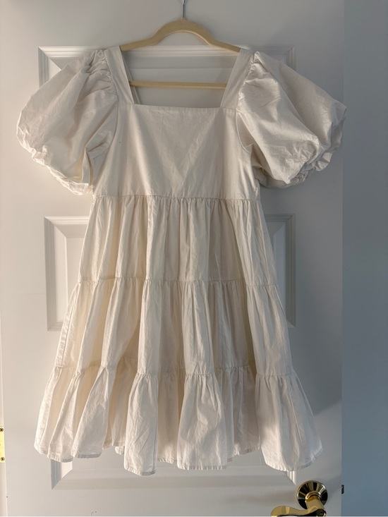 OAK + FORT Dresses & Skirts - Oak + Fort puff sleeve cotton dress